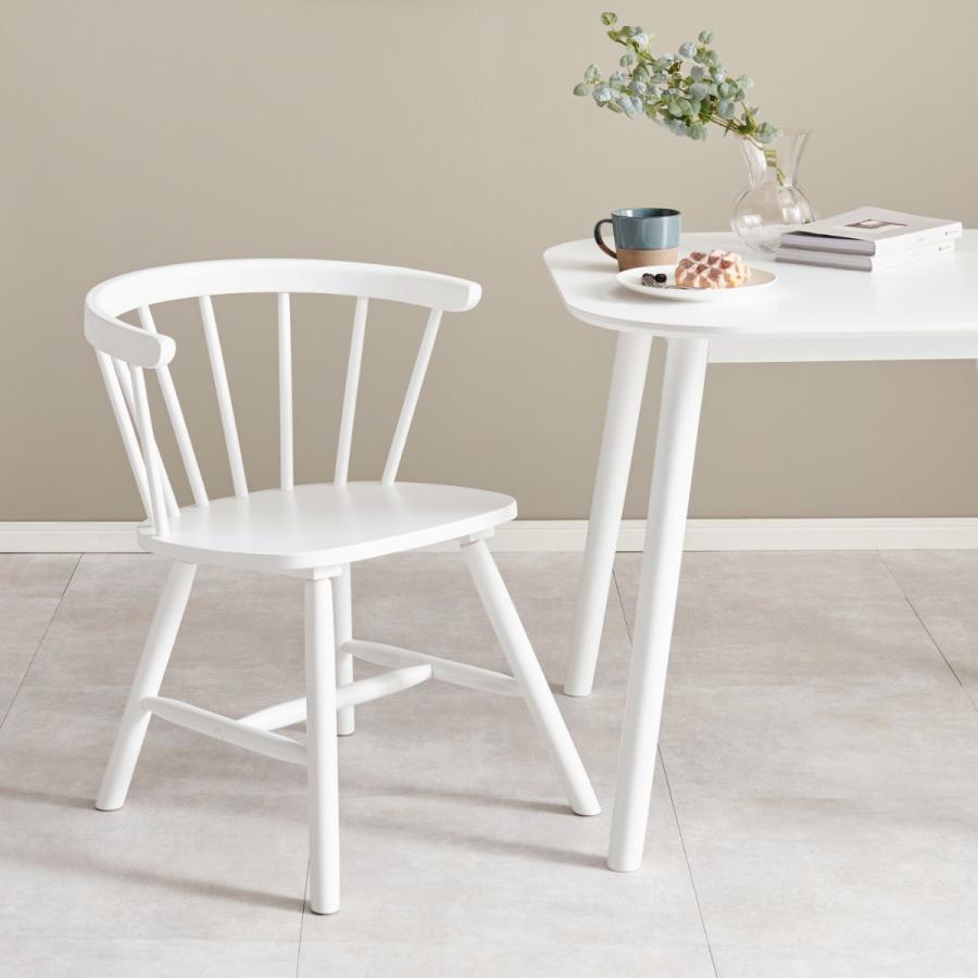 HAGiHARA（萩原） ダイニングチェア 同色2脚セット 座面高42cm ロー