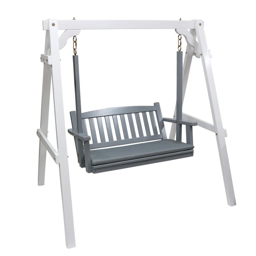 ベンチ 天然木製スウィングベンチ Elan エラン （ ブランコ 木製 屋外