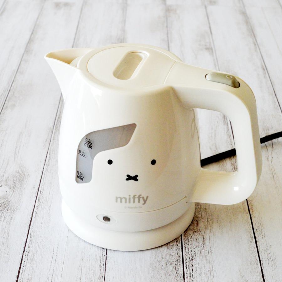 タマハシ 電気ケトル 800ml ミッフィー （ 電気ポット 湯沸しポット