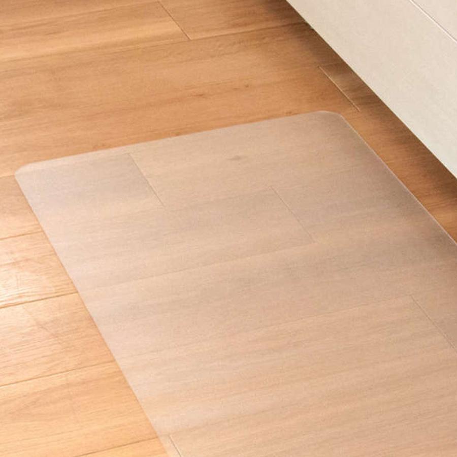 オカ 透明キッチンマット 45×120cm クリアマット フリーカット