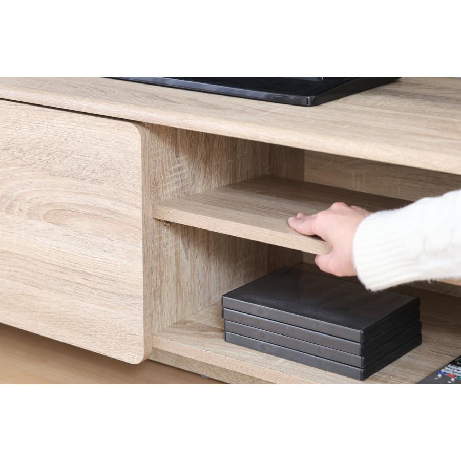 不二貿易（Fuji Boeki） テレビ台 幅120cm 木目調 ソフトクローズ 40型