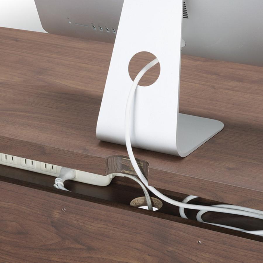 堀田木工所 ワークデスク シンプル 幅80.4cm 高さ71cm 引出し付 アール