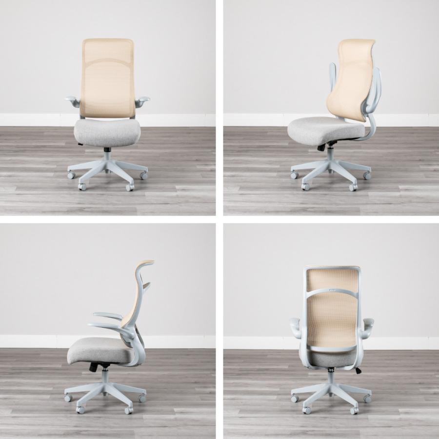 オフィスチェア メッシュ ハイバックタイプ 昇降式 座面高47〜56.5cm