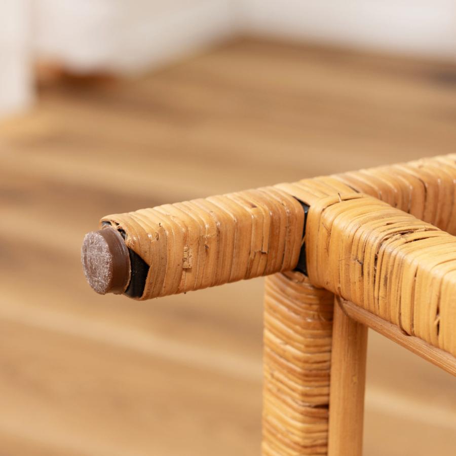 ラタン 藤 ガラス3段 棚 格子 飾り棚 収納 花台 入手困難 ヴィンテージ 東谷 籐 オープンラック 幅30cm 3段 強化ガラス （ ラック