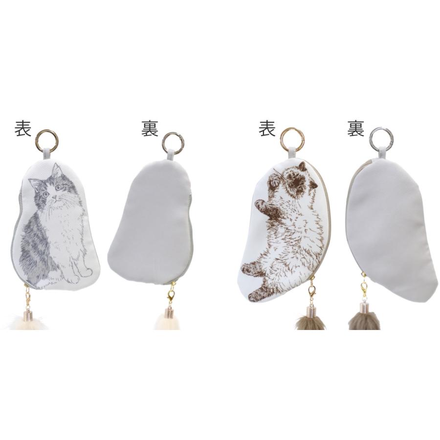 nicott（ニコット） ポーチ キャットオール ネコ ダイカットポーチ