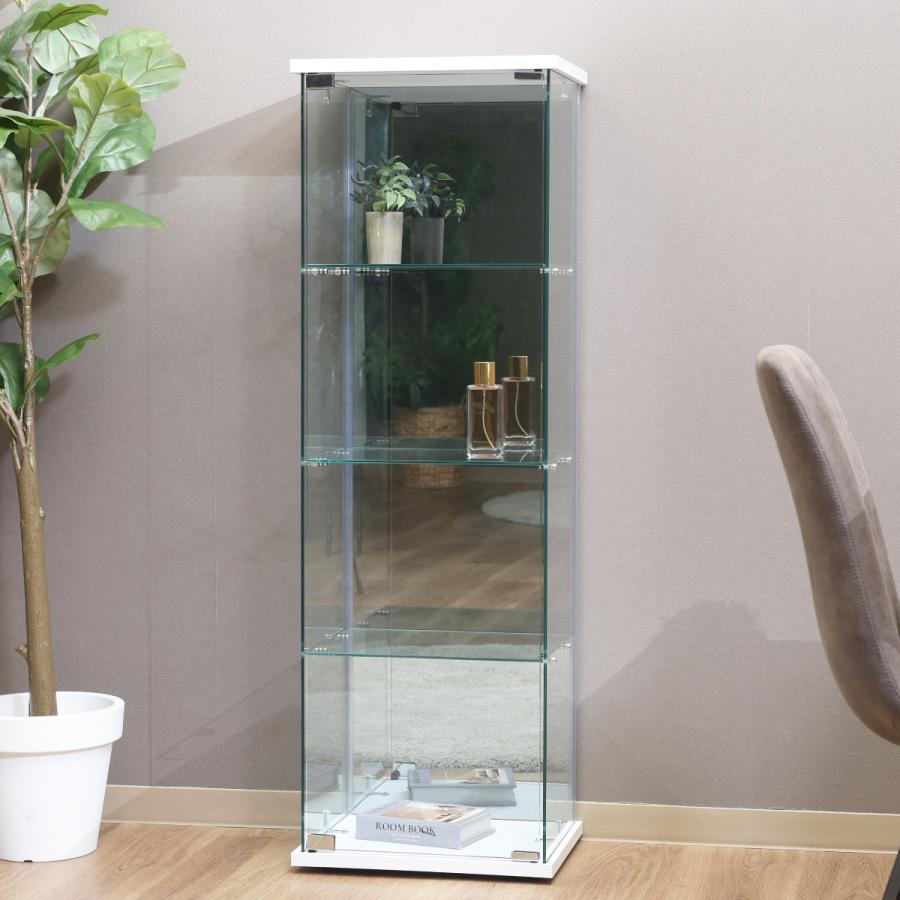 不二貿易（Fuji Boeki） ガラスコレクションケース 幅39cm 4段 ショー