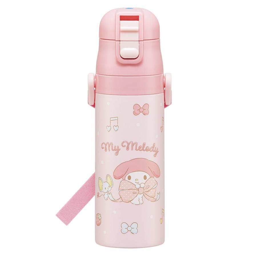 スケーター 水筒 470ml 超軽量ダイレクトボトル マイメロビックリボン