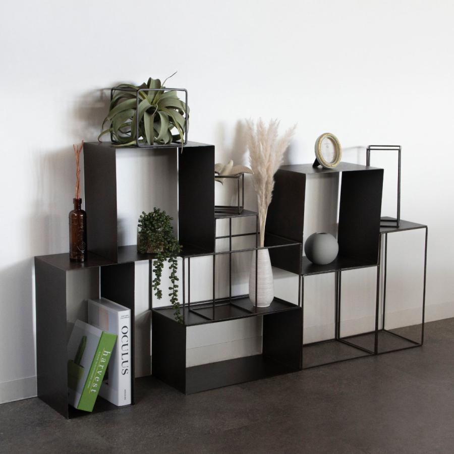 フレーム ジョセフアイアン ディスプレイワイヤーフレーム キューブ L