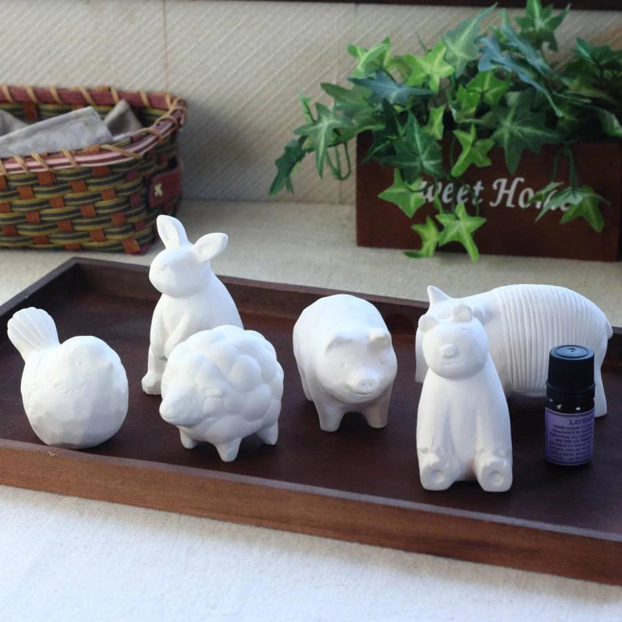 アロマストーンラビット ネクスト（NEXT） アロマストーン ほっこり動物 動物 陶器 （ アロマ