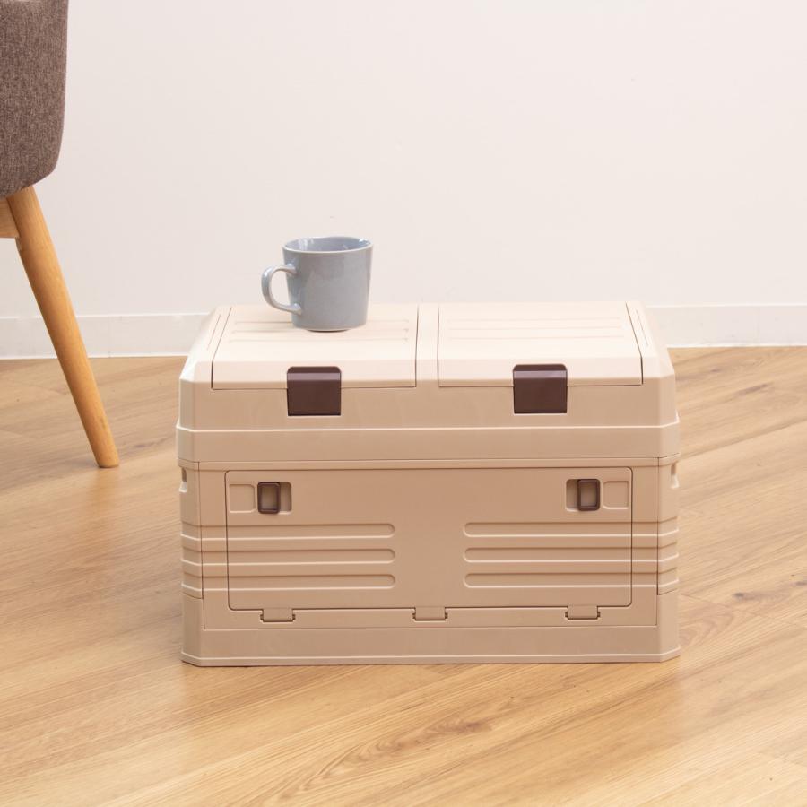 収納ボックス 2WAYオープン コンテナ S 同色3個セット 折りたたみ 幅