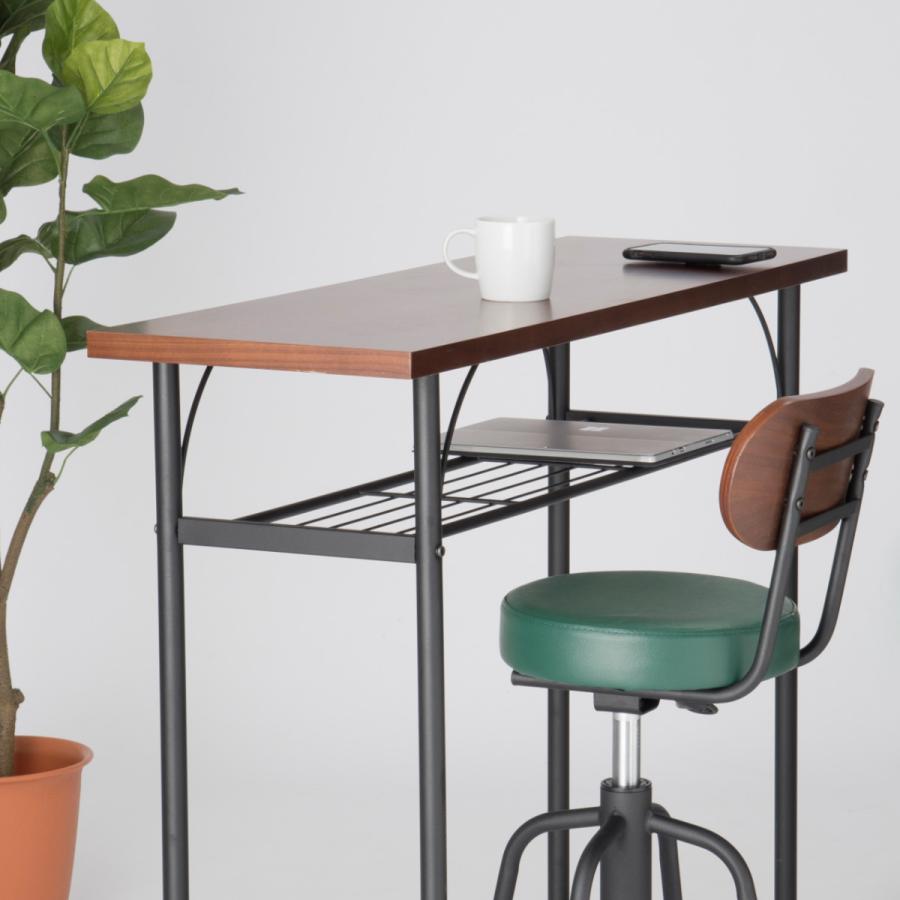 カウンターテーブルセット 2点セット 1人掛け 幅100cmテーブル×1