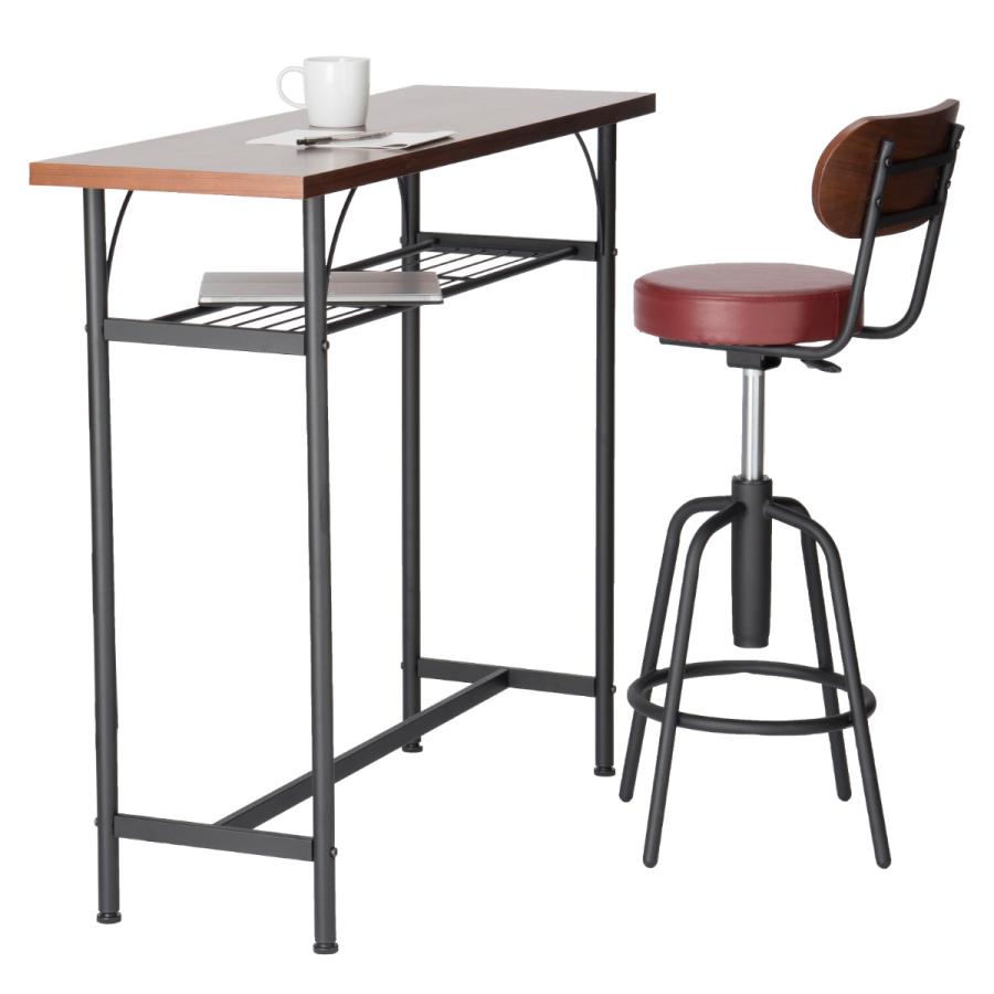 カウンターテーブルセット 2点セット 1人掛け 幅100cmテーブル×1