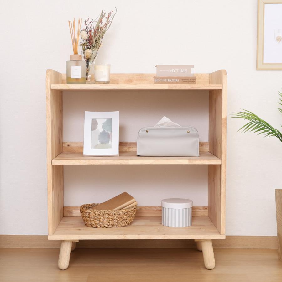 不二貿易（Fuji Boeki） 壁面収納 ボトムラック 幅70cm 3段 積み重ね