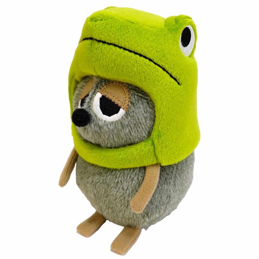 ぬいぐるみ フレデリック 変身 カエル 着せ替え マスコット （ 被り物