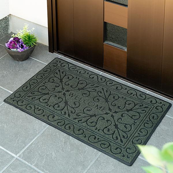 山崎産業 玄関マット 泥落とし 45×75cm ソフテップマット リッチ
