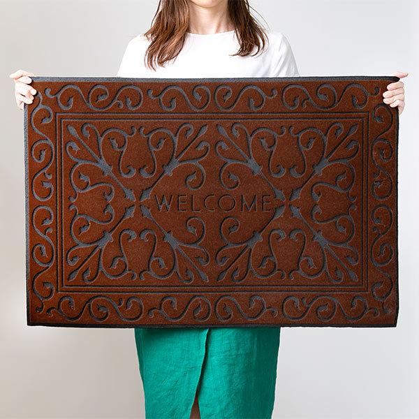 山崎産業 玄関マット 泥落とし 60×90cm ソフテップマット リッチ