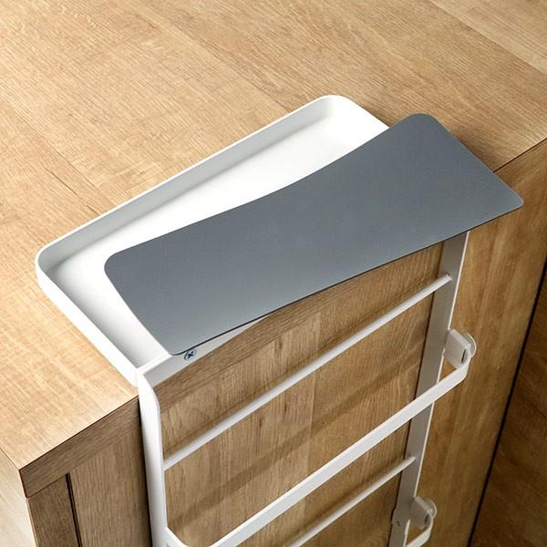 特典付き 山崎実業 tower 引っ掛け式スリッパラック タワー （ 4903208063142 玄関 スリッパ ラック 収納 スタンド トレー付き スリッパ立て ） | 山崎実業 | 08