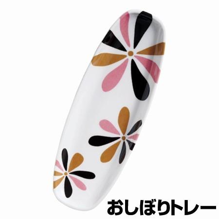 フラワーコレクションのメラミントレーで食卓を