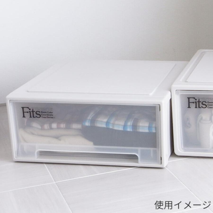 収納ケース Fits フィッツ フィッツケース ワイド 引き出し プラスチック 6個セット （ 収納ボックス 収納 ケース 小物収納 幅45 奥行45 高さ20 天馬 日本製 ）｜interior-palette｜13