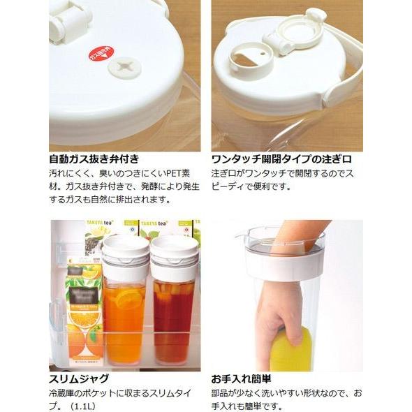 酵素シロップ手作りセット はじめての酵素シロップ 果実酒容器 スリムジャグ シロップ漉し レシピカード 保存容器 酵素シロップ 手づくり インテリアパレットヤフー店 通販 Yahoo ショッピング