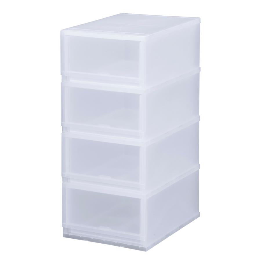 収納ケース プラスト 半透明タイプ 4段 幅34 高さ75 5cm Fr3404 収納ボックス 収納チェスト 引き出し プラスチック おもちゃ箱 クローゼット インテリアパレットヤフー店 通販 Yahoo ショッピング