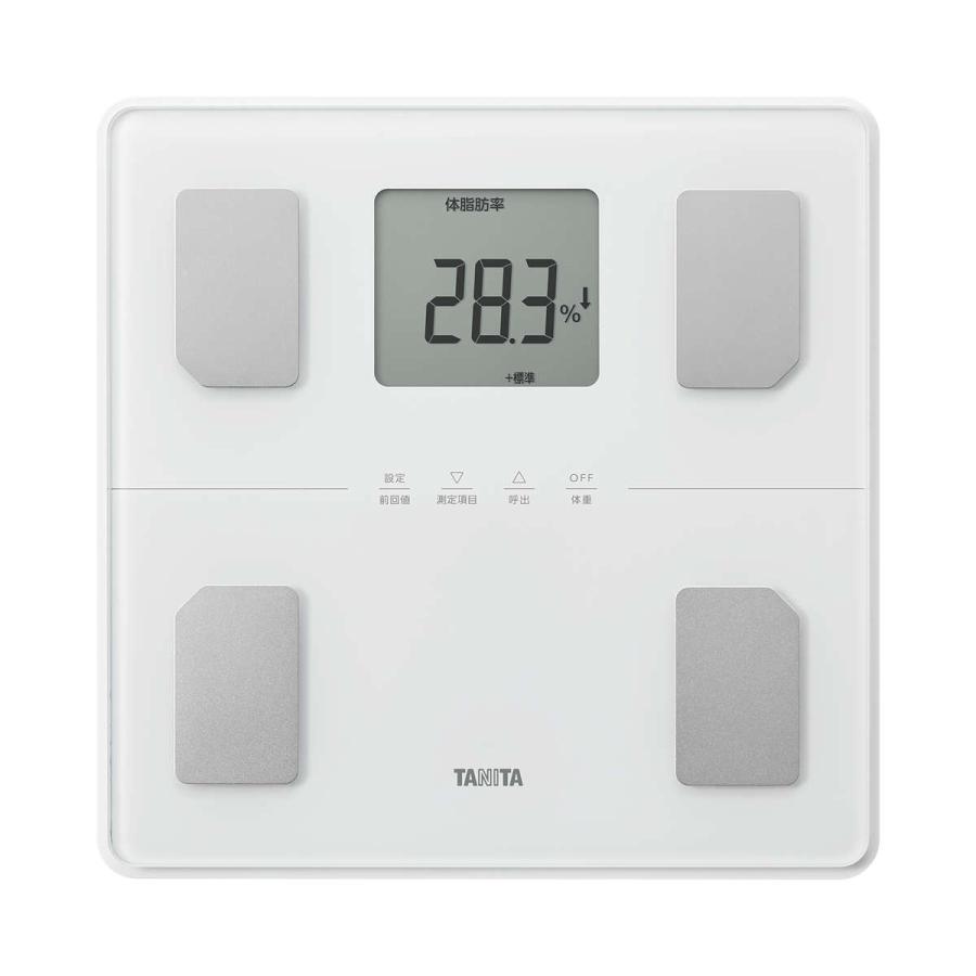 タニタ 体組成計 乗るピタ 脚点表示 （ 体重計 ヘルスメーター デジタル体重計 体脂肪計 薄型 体脂肪率 内臓脂肪レベル BMI 筋肉量 基礎代謝量 体内年齢 ）