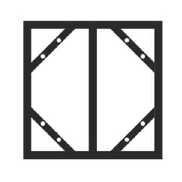 最安値に挑戦 危険物標識 取り付け用スライドアングル 縦書き2列 防災 標識パネル 取り付け枠 即発送可能 Esiba Tg