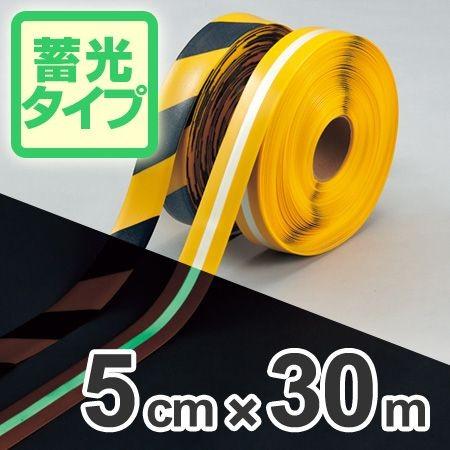 ライン用テープ　ラインプロ　5cm×30m巻　蓄光タイプ　（　ライン引き　）　法人限定　区画整理　粘着テープ　線引き