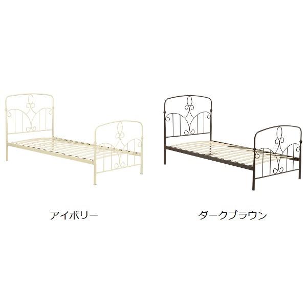 ■在庫限り・入荷なし■ベッド　シングルベッド　アイアン　アンティーク調　ロマンチック　幅103cm｜interior-palette｜02