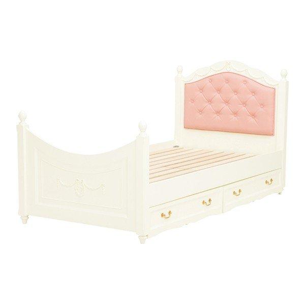 安いアウトレット 店舗 シングルベッド 収納引出し付 クラシック調 ヴィオレッタ ロマンチック 幅107cm ベッドフレーム 収納付きベッド シングル ベッド 日本オンラインストア Esraapharma Com