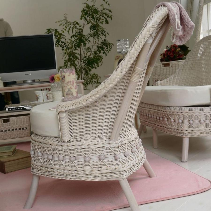 ソファ ラタン 一人掛け 籐 イタリア家具アンティーク