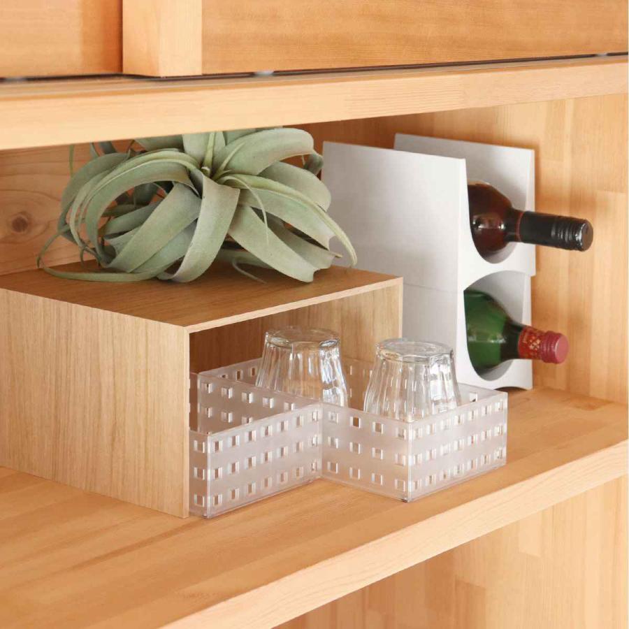 吉川国工業所 ワインラック プラスチック スタッキング 同色2個セット