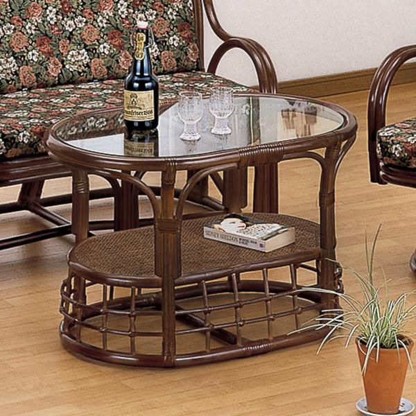 今枝商店 籐 アームチェア・回転座椅子・ソファ・テーブル リビング4点