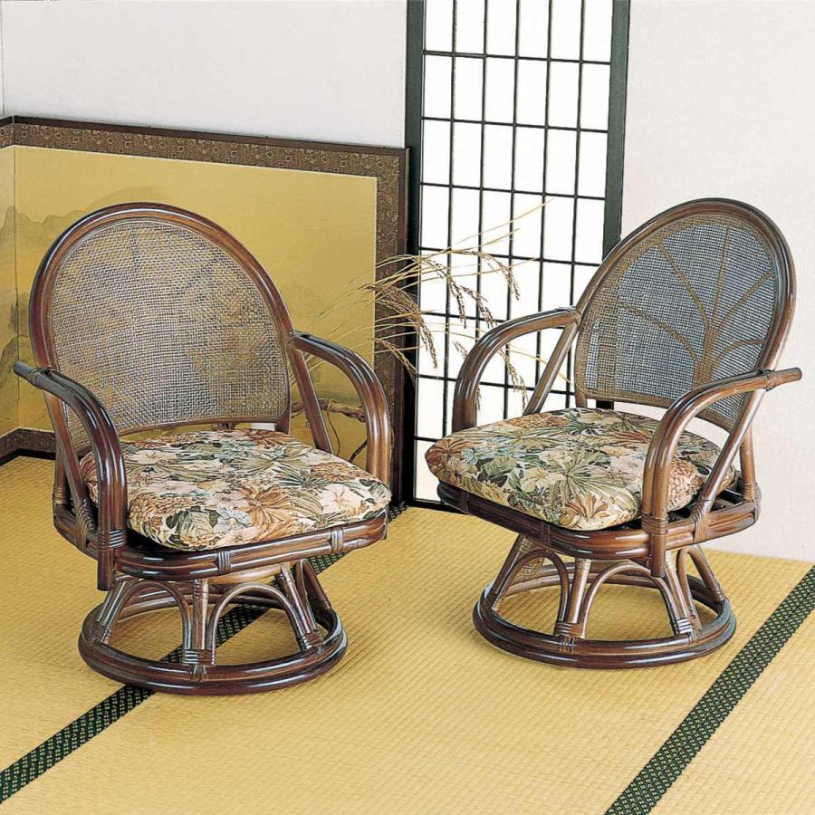 今枝商店 籐 回転座椅子 2脚組 ハイタイプ 座面高34cm ( 回転 今枝商店 籐 回転座椅子 2脚組 ハイタイプ 座面高34cm ( 回転