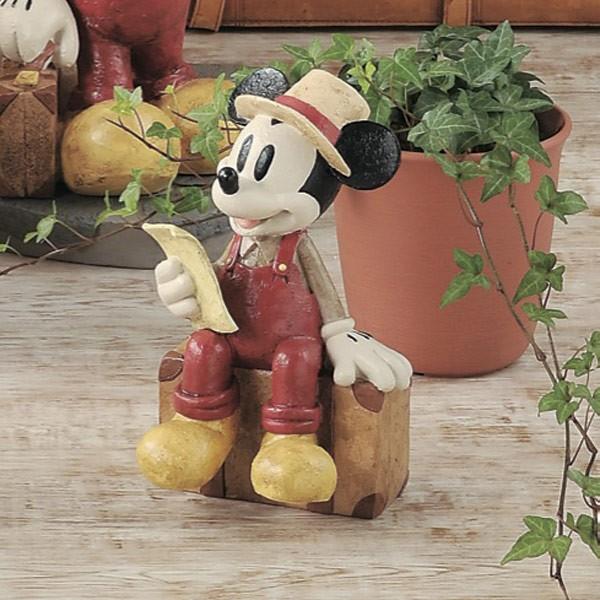 Disney ガーデンオーナメント トラベラー ミッキー ( 置物 Disney ガーデンオーナメント トラベラー ミッキー ( 置物