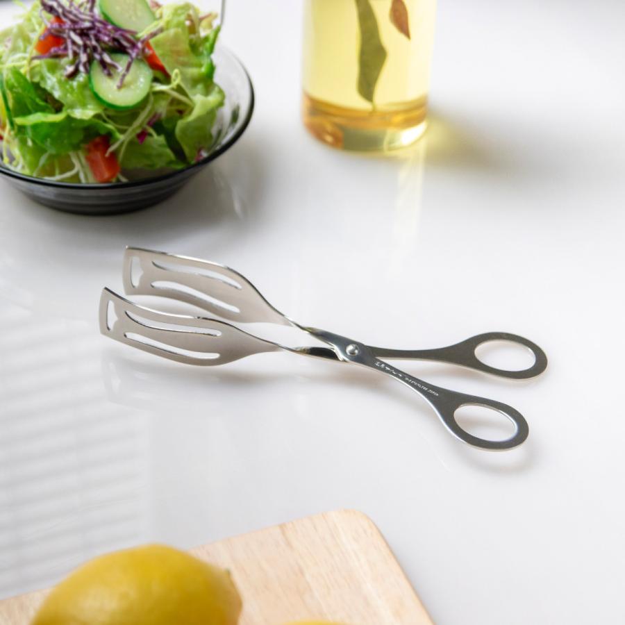 色で選ぶ :: ヴィンテージ(シルバー) :: サラダトング 195mm