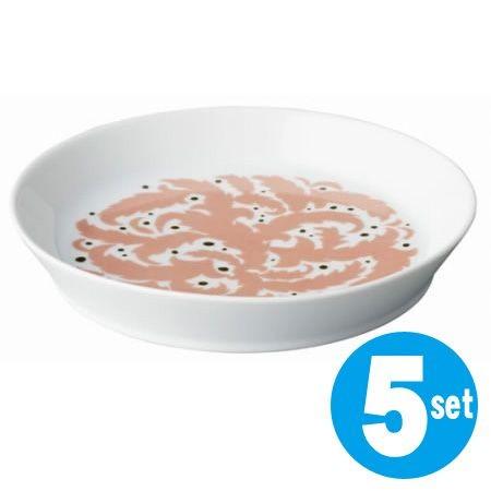 グラフィックス　リーブスプレート　ピンク 5枚セット　（ 洋食器 ボール 器 皿 ） | ブランド登録なし