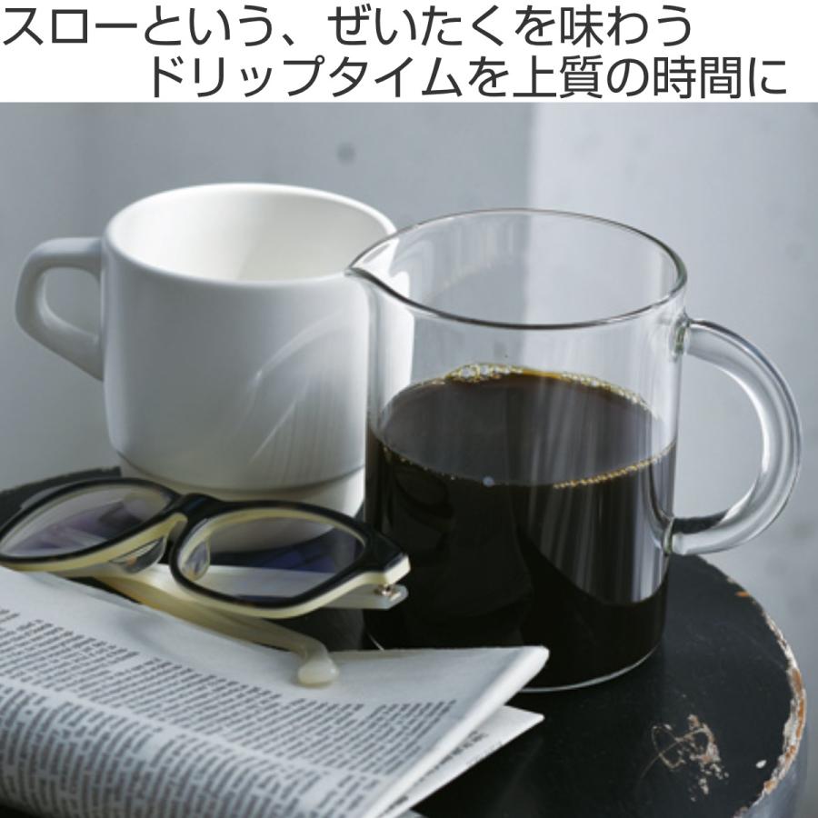 キントー コーヒーポット 300ml 2杯用 コーヒージャグ SLOW COFFEE STYLE スローコーヒースタイル 耐熱ガラス （ KINTO 食洗機対応 コーヒーサーバー ）｜interior-palette｜02