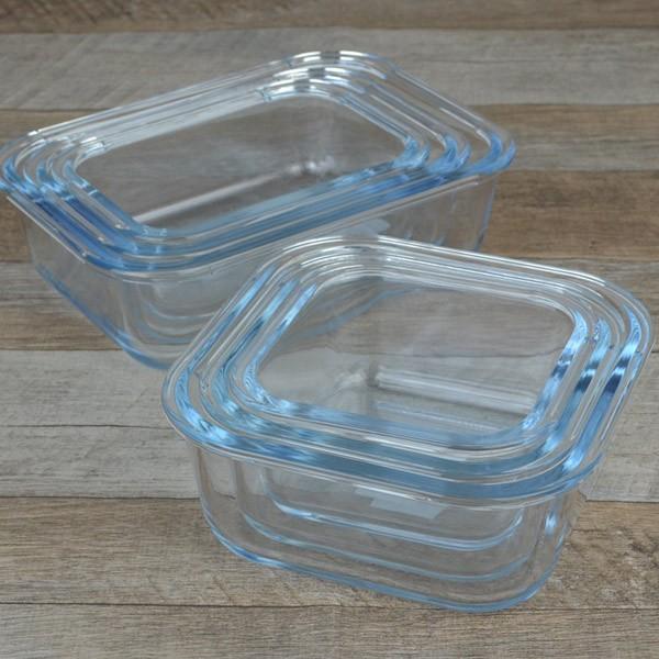 ADERIA 保存容器 クックロック スクエア 750ml ガラス製 （ ガラス保存