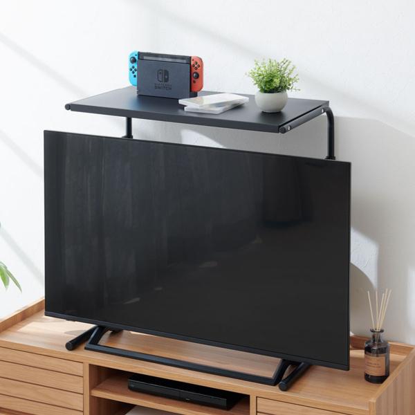 テレビ上ラック 伸縮タイプ （ 収納棚 ） : インテリアパレットヤフー