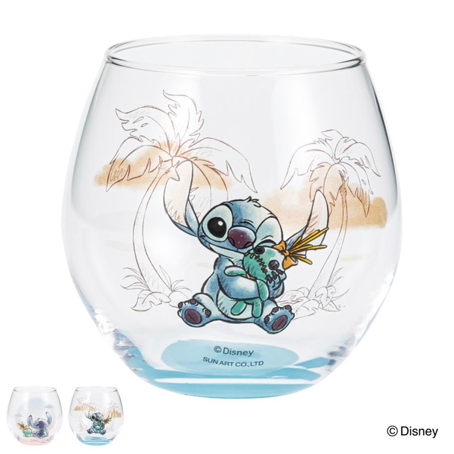 サンアート グラス 330ml 丸グラス スティッチ＆スクランプ （ ガラス