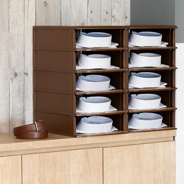 衣類収納 Yシャツケース 5枚収納 ワイシャツ 型崩れ防止 日本製 収納 Yシャツ 便利グッズ 収納ラック シャツ ラック プラスチック ケース インテリアパレットヤフー店 通販 Yahoo ショッピング