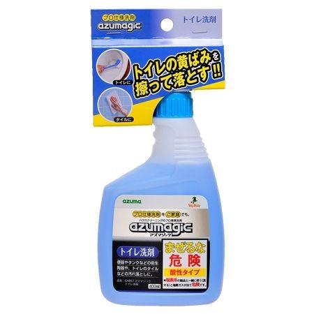 ■在庫限り・入荷なし■ トイレ洗剤　アズマジック　酸性　トイレクリーナー　プロ仕様　400ml （ トイレ用洗剤 尿石除去 黄ばみ 掃除 ）｜interior-palette｜06