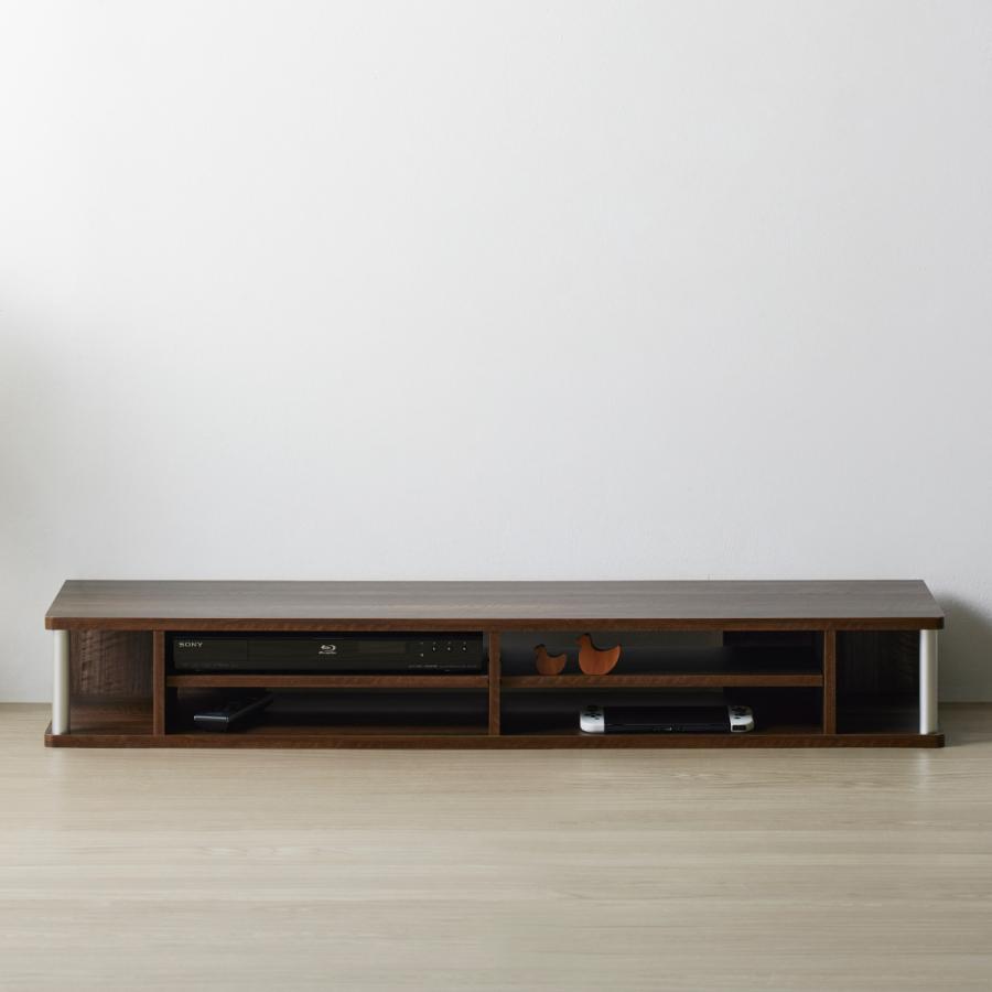 テレビ台 幅125cm 55インチ対応 ちょい足しラック 完成品 2段 （ 棚 TV