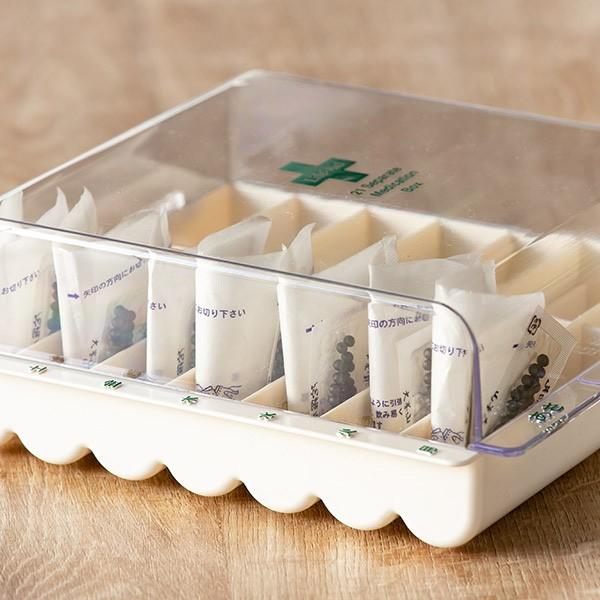 薬 カレンダー 1週間 ライフ・エイド くすり整理ボックス 1日3回分 ( 薬ケース 薬箱 薬収納 ピルケース くすりケース 薬入れ ) 救急箱 薬 ケース 1日分 ライフ・エイド くすり整理ポケット 1日3回分 ( 薬ケース 薬箱 薬収納 ピルケース くすりケース 薬入れ )