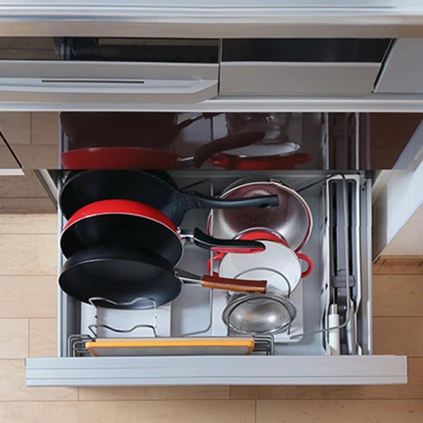 キッチン収納ケース ザル ボウルスタンド コンパクト システムキッチン 引き出し用 トトノ ザルスタンド 収納スタンド キッチン収納 インテリアパレットヤフー店 通販 Yahoo ショッピング