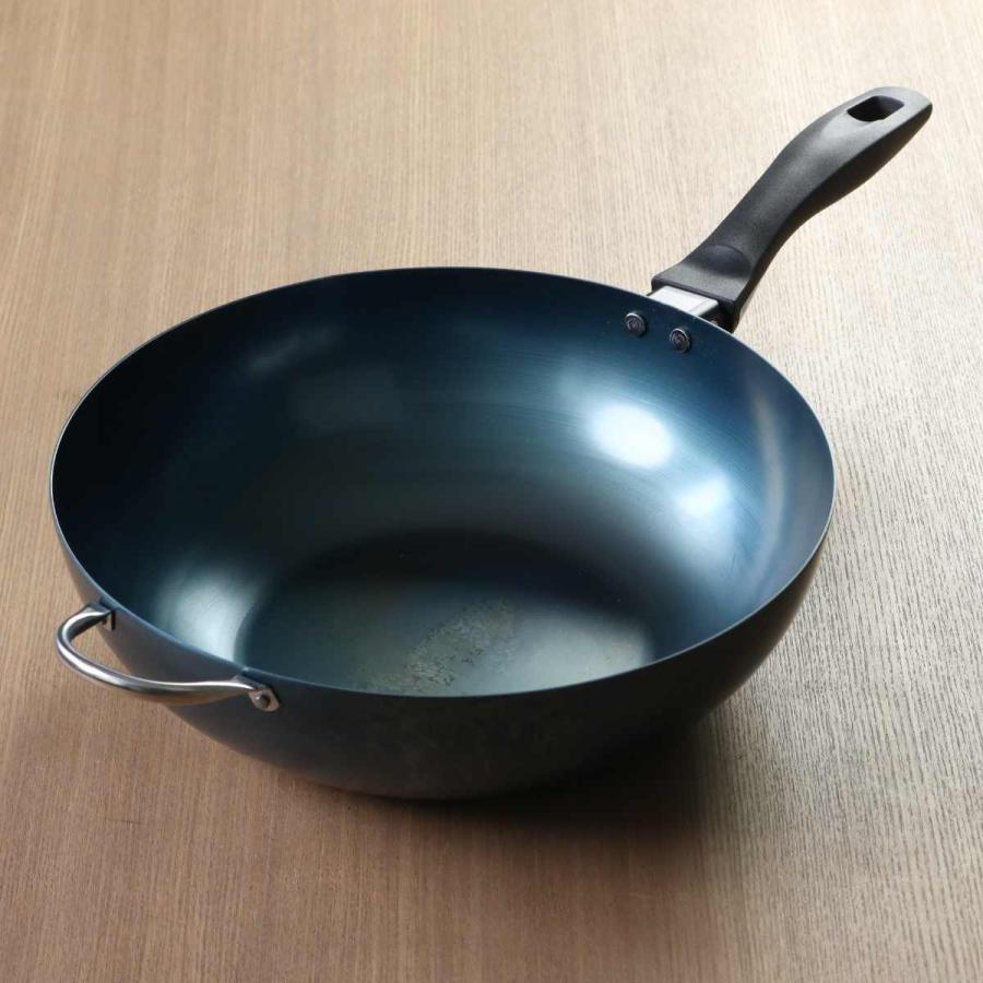 鉄製品のこだわりの一品 使いやすい鉄フライパン 深型 28cm IH対応 いため鍋 こだわり職人 日本