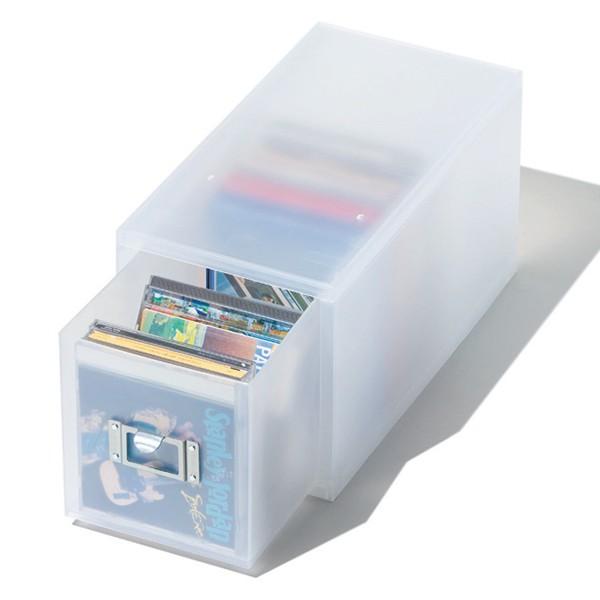 吉川国工業所 収納ボックス 引き出し プラスチック MX-30 深型 CD 収納