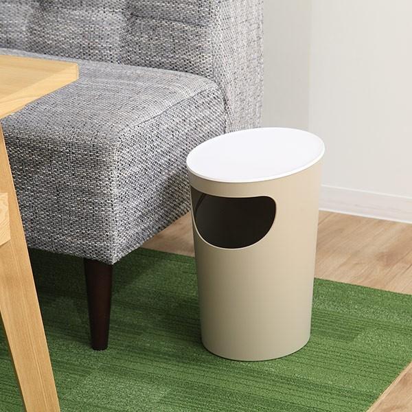 サイドテーブル ゴミ箱 Enots エノッツ 収納 テーブル 最安値挑戦 ダストボックス ごみ箱 岩谷マテリアル