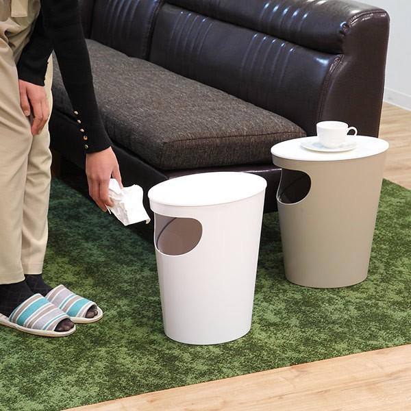 サイドテーブル ゴミ箱 Enots エノッツ 収納 テーブル 最安値挑戦 ダストボックス ごみ箱 岩谷マテリアル